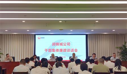 w66利来公司党总支召开干部集体廉政发言会